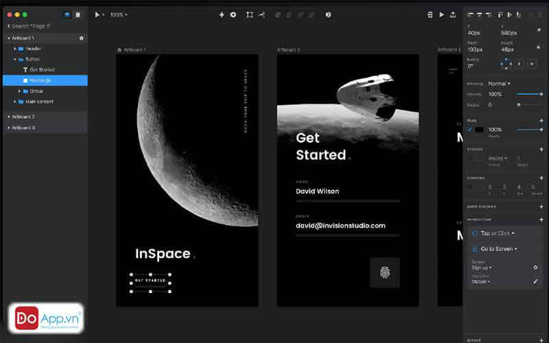 Công cụ thiết kế app online – InVisionApp