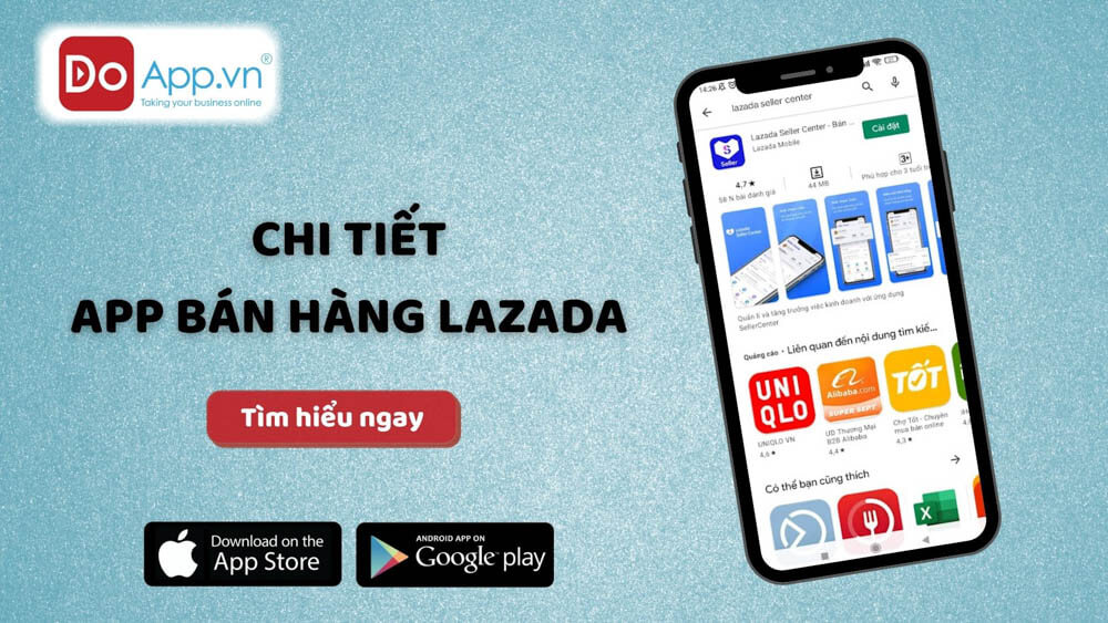 app bán hàng Lazada