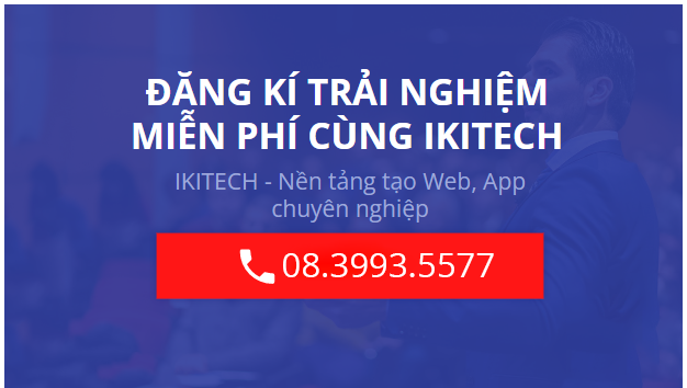 Tạo app bán hàng Ikitech