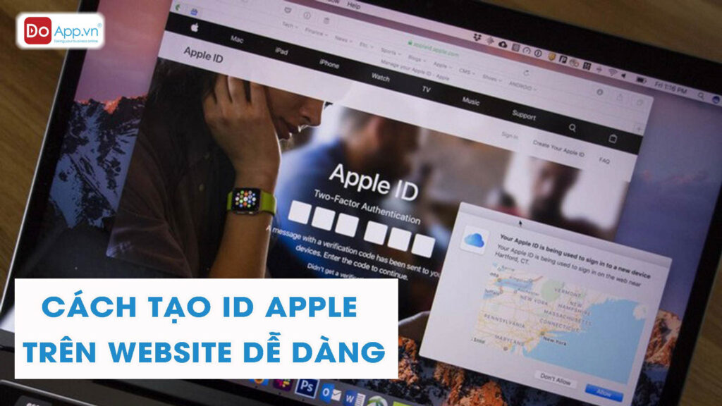 tạo ID Apple trên Website